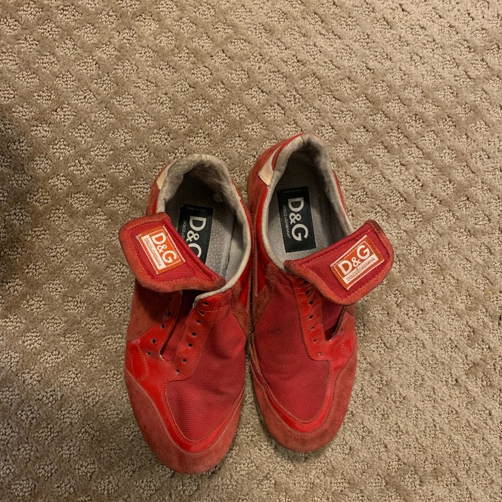 D&G Dolce and Gabbana sneakers ! Red, Women’s